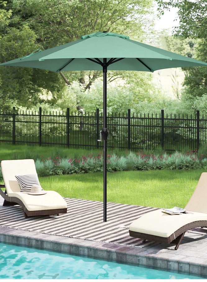 APEX Outdoor Umbrella 2.3M Steel Pole UPF50+ Protection Large Sun Shade Balcony Parasol for Outdoor Garden Backyard, Umbrella without base - Image 3