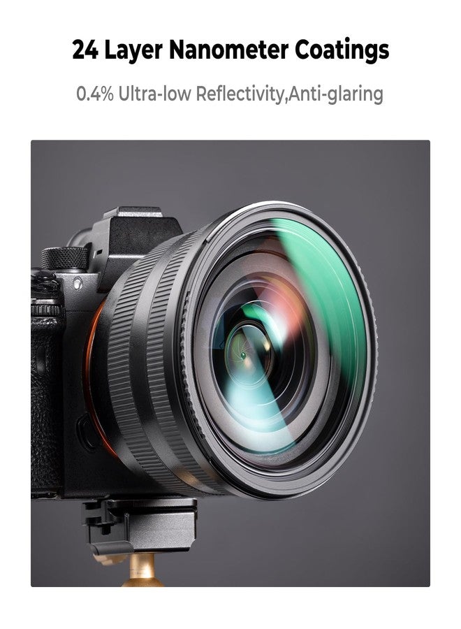 كيه آند إف كونسبت فلتر عدسة K&F Concept 67mm CPL MCUV ND1000 مع طقم غطاءين للعدسة، مقاوم للماء، مستقطب، حماية من الأشعة فوق البنفسجية، فلتر عدسة كاميرا بكثافة محايدة ثابتة مع 24 طبقة طلاء. - Image 3