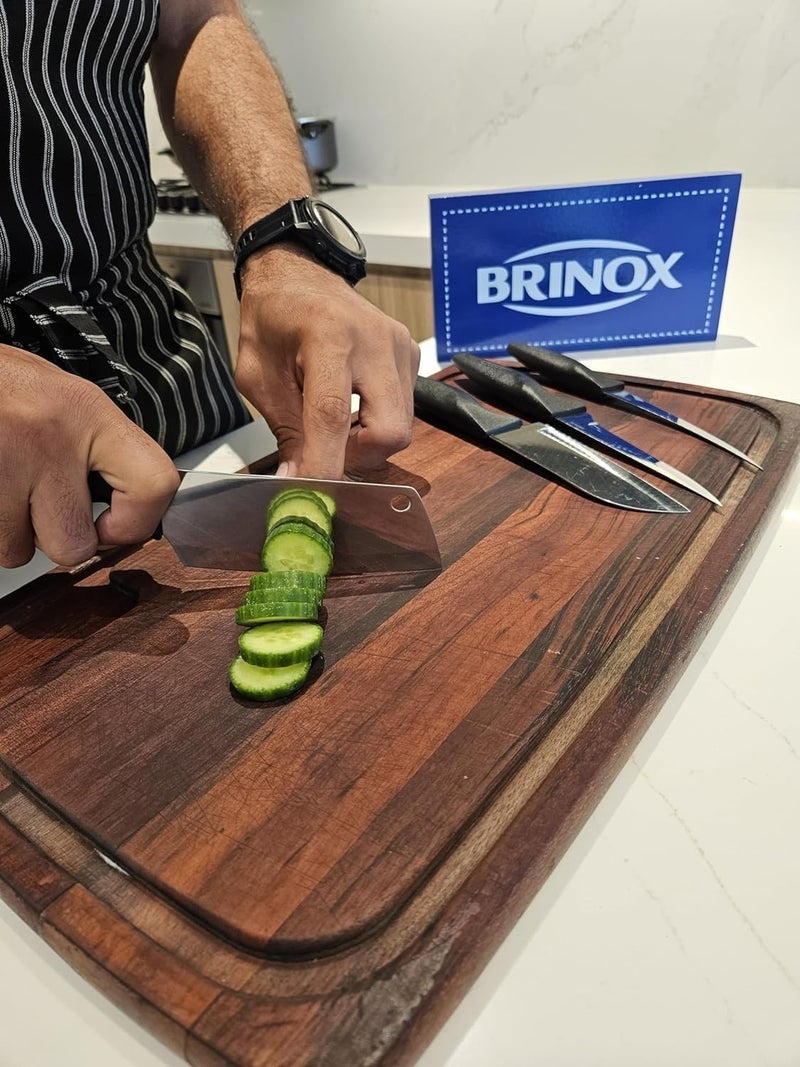 BRINOX طقم سكاكين برينوك كروس من الفولاذ المقاوم للصدأ 9 قطع (2556/517) - Image 3