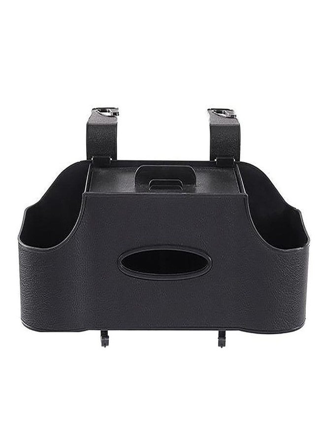 WENGTY Multifunctional Car Backseat Organizer Tissue Holder & Cup Slot – Premium Storage Solution for Travel Essentials. - Image 1