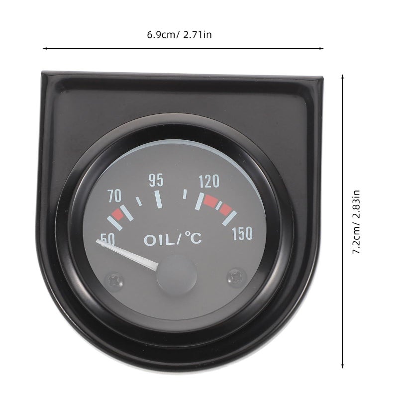 Garneck 50 150c 12v Analog Car Oil Temperature Gauge Hydraulic Monitor - Image 3