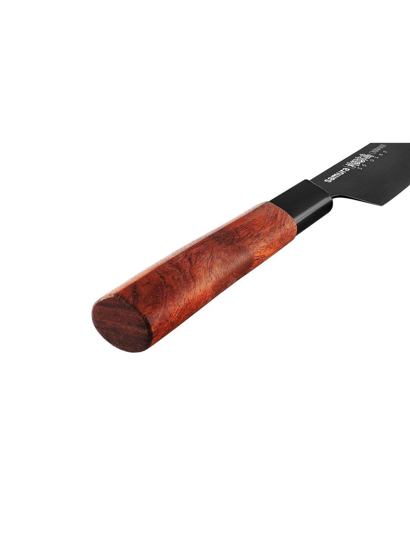 Samura Okinawa Stonewash Gyuto Knife 170 mm | AUS‑8 Japanese Steel 58–59 HRC | 6.7 inch Kitchen Knife with Rosewood Handle | Sharp Japanese‑Style Chef Knife for Meat, Fish and Vegetables - Image 3