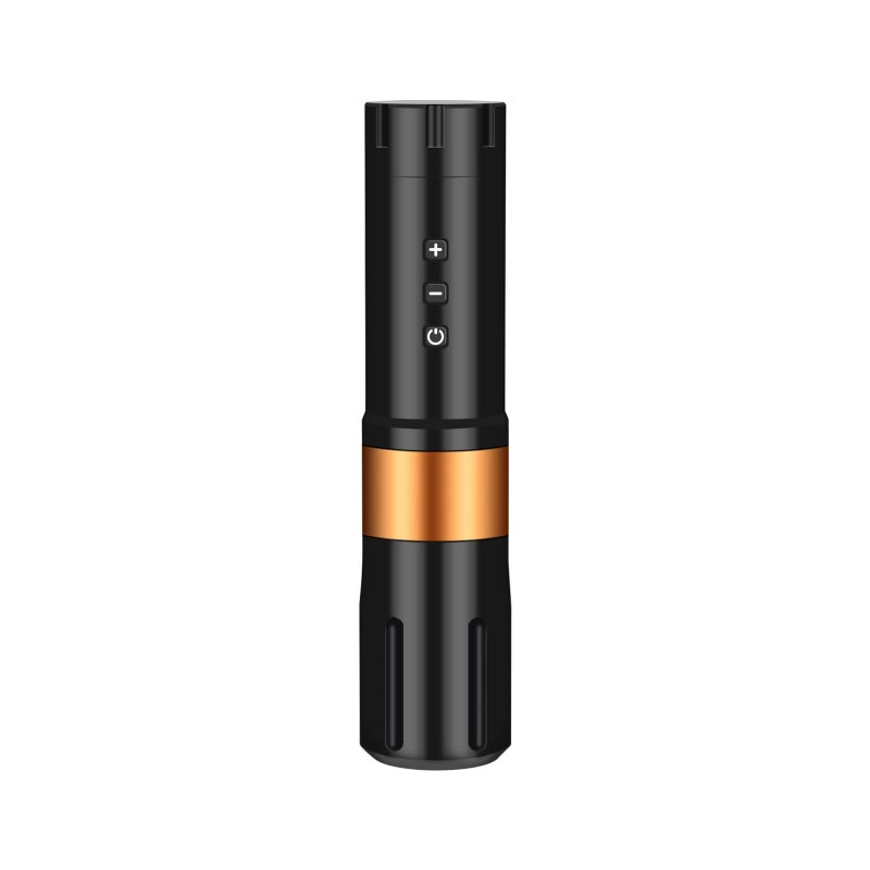 Cyclone Aluminum Adjustable Cordless Power Long Pen Pen Motor Machine Rotary Body Art Pen with USB Charging Cable - Image 1