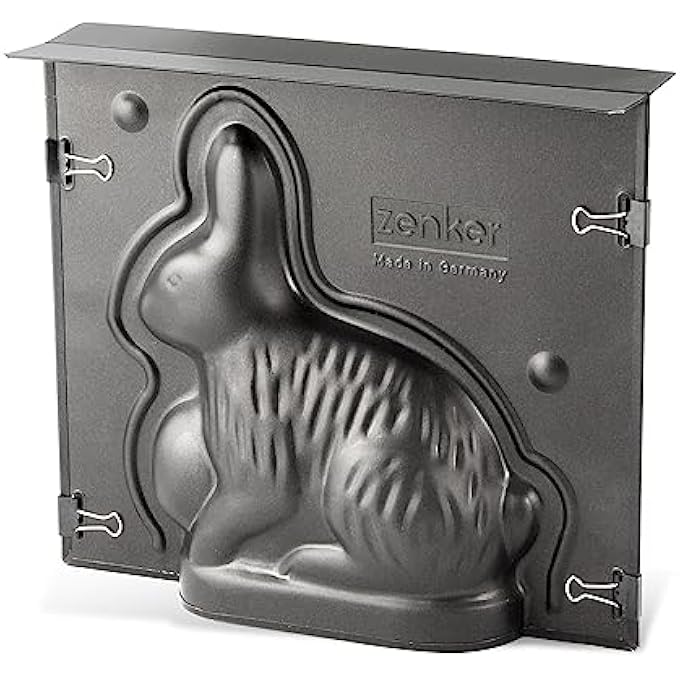 Zenker 3562 Easter Bunny Baking Tin Black - Image 1