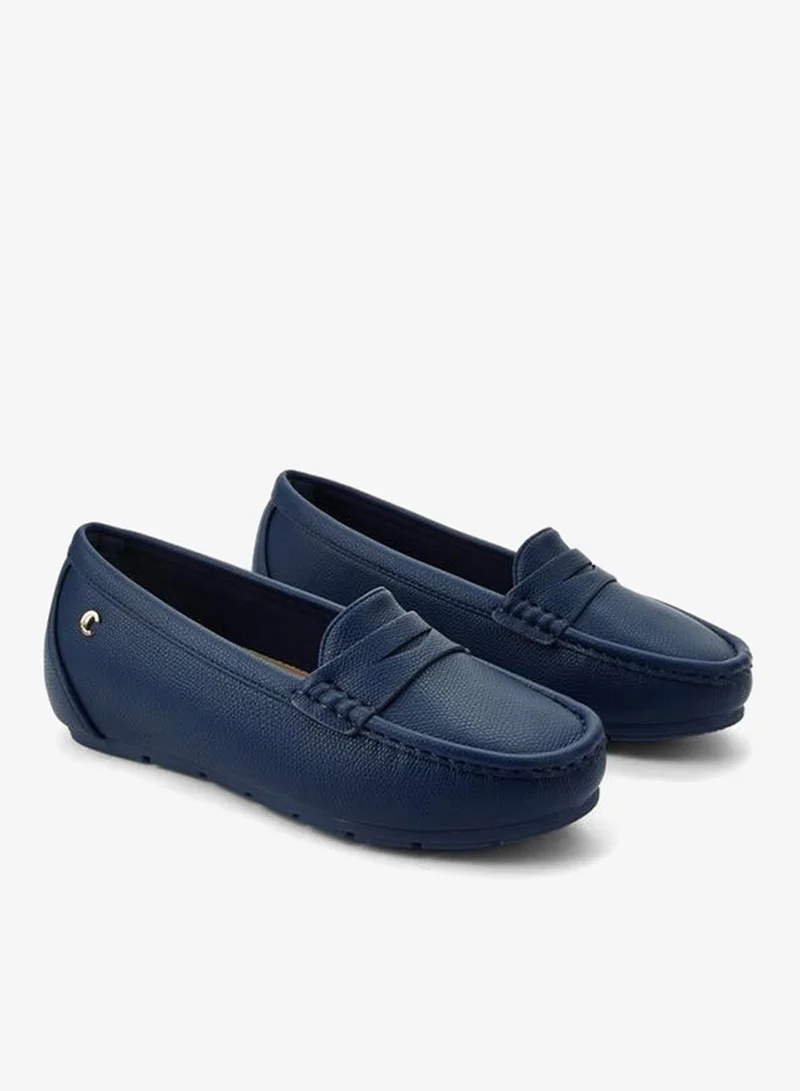 لو كونفورت نسائي موكاسين بنقوش