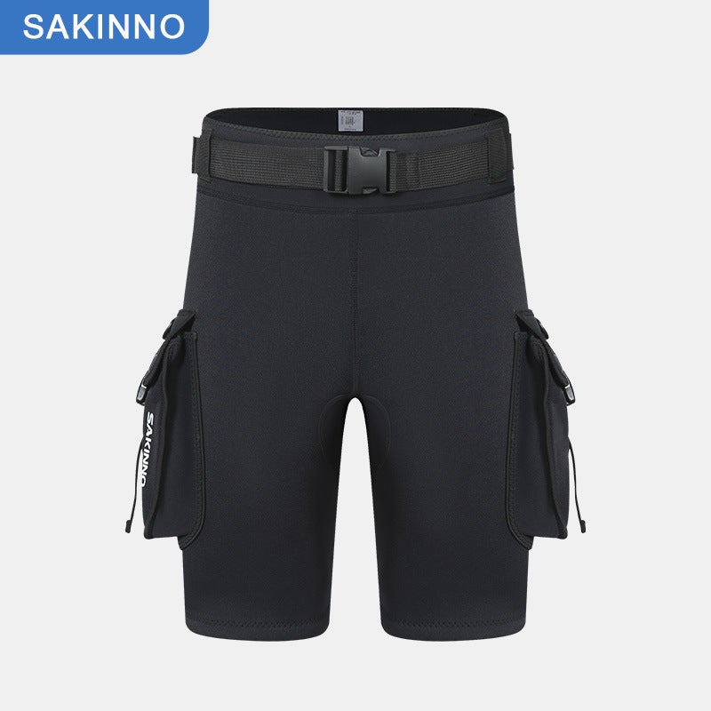 3Mm Snorkeling Shorts Snorkeling Beach Windsurfing Pants Storage Diving Storage Unisex Beach Pants - Image 1