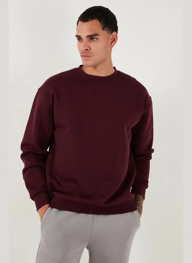 Buratti Regular Fit Crew Neck Fleece Lined 2-Pack Men's Sweatshirt 5905255S2