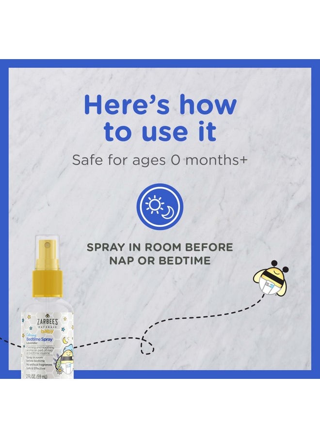 Zarbee's - Zarbee's Baby Sleep Spray; Calming Bedtime Spray with Natural Lavender and Chamomile to Help Infant Nighttime Routine; 2oz Bottle - Image 1