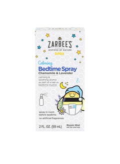 Zarbee's Baby Sleep Spray; Calming Bedtime Spray with Natural Lavender and Chamomile to Help Infant Nighttime Routine; 2oz Bottle