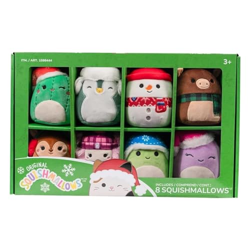 Squishmallows 4-inch Ornament Plush 8-Pack Assorted (Winter) - Image 3