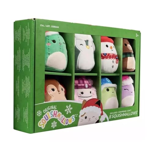 Squishmallows 4-inch Ornament Plush 8-Pack Assorted (Winter) - Image 4