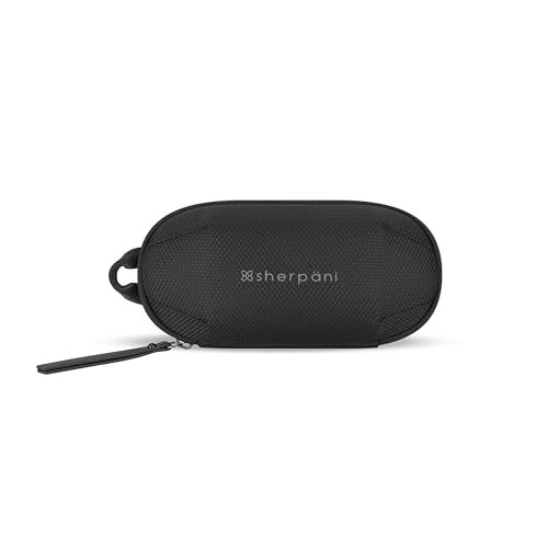 Sherpani Mini CoPilot Travel Cable Bag Cord Storage Organizer Small Tech Pouch Accessory Carrying Case Travel Gift for Women Carbon Signature - Image 1