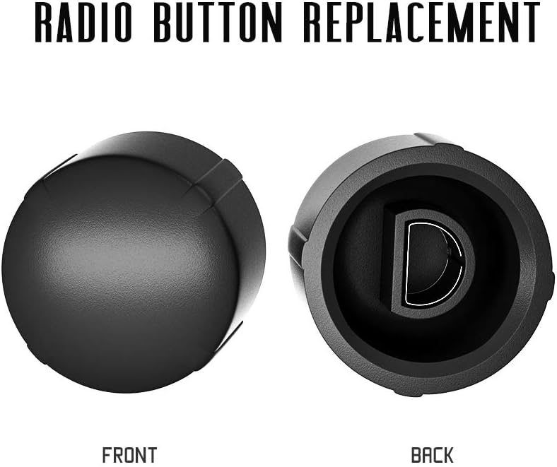 RDBS Stereo Radio Volume Control Knob Replacement Knobs Compatible with Select GM Vehicles GM 16199583 - Image 3