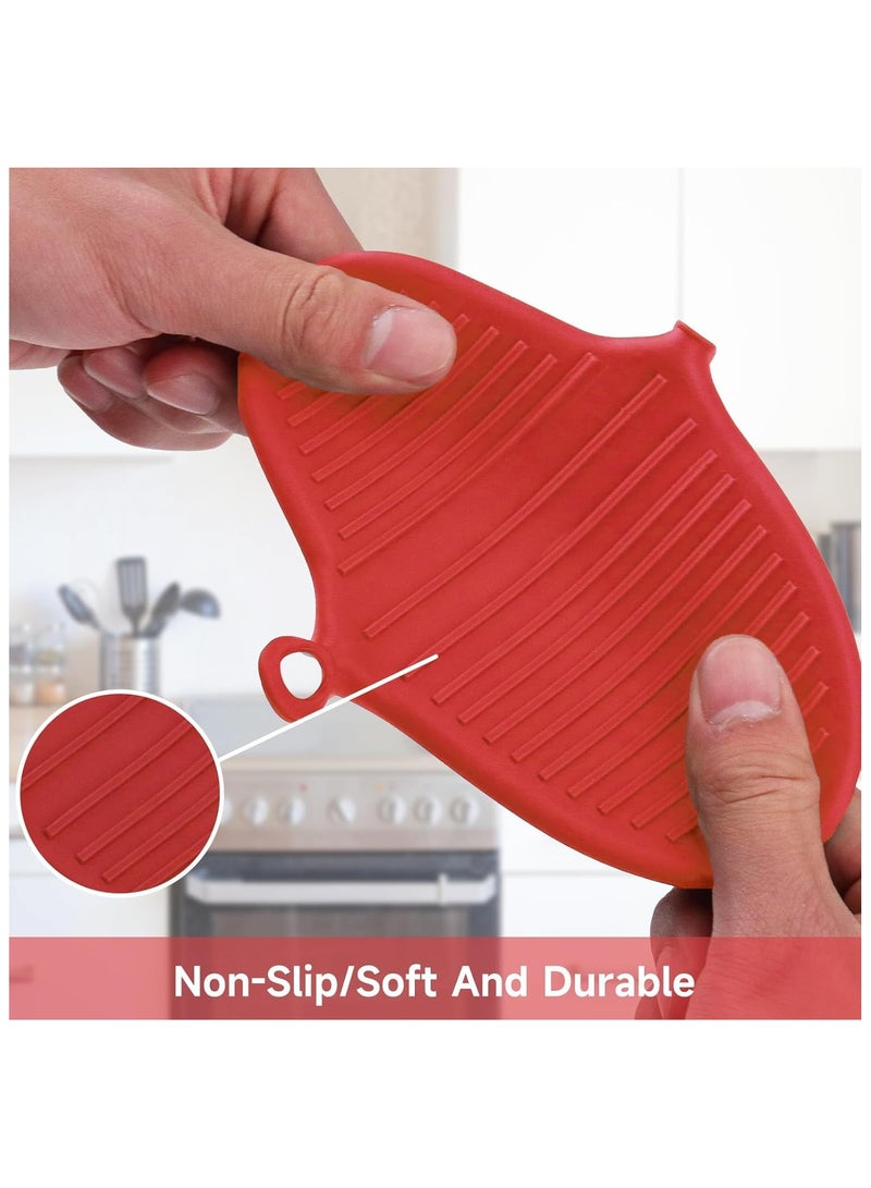 2 Pairs Oven Mitts Heat Resistant,Mini Silicone Oven Gloves,Pinch Grips Mitts Potholder for Kitchen Cooking  Baking  - Image 3