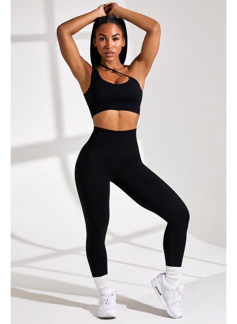 Women's Yoga Fitness Sports Bra and Pants Set  - Image 3