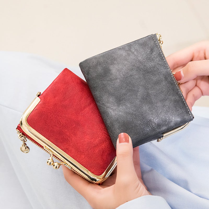 Multifunctional Solid Color PU Leather Wallet, RFID Blocking Design Portable Daily Storage Purse for Cards Cash Coin Business Use - Image 3