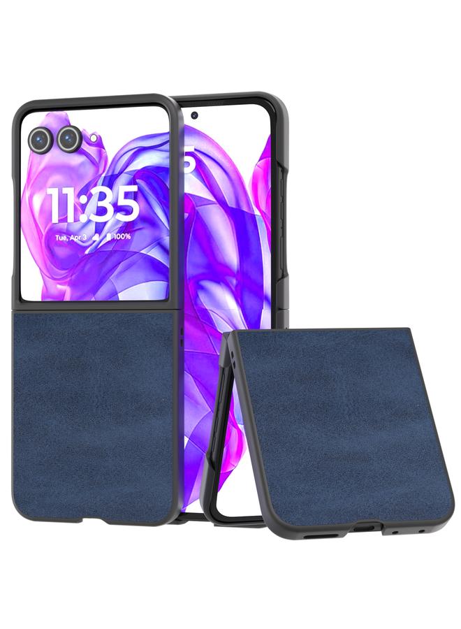 اس-توب جراب لهاتف Motorola Razr 50 Ultra مصنوع من جلد البقر ومادة البولي يوريثان - Image 1