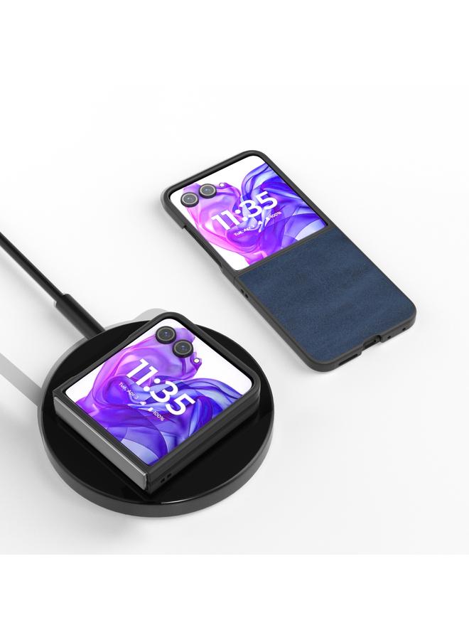 اس-توب جراب لهاتف Motorola Razr 50 Ultra مصنوع من جلد البقر ومادة البولي يوريثان - Image 4