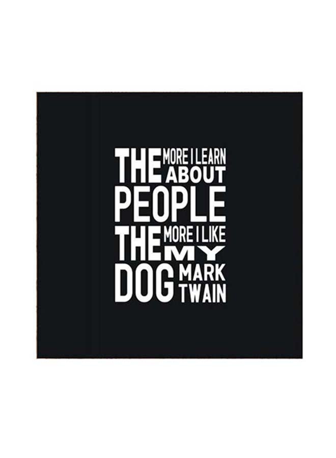 RYN Quotes Themed Wall Art Black/White 30x30centimeter - Image 1