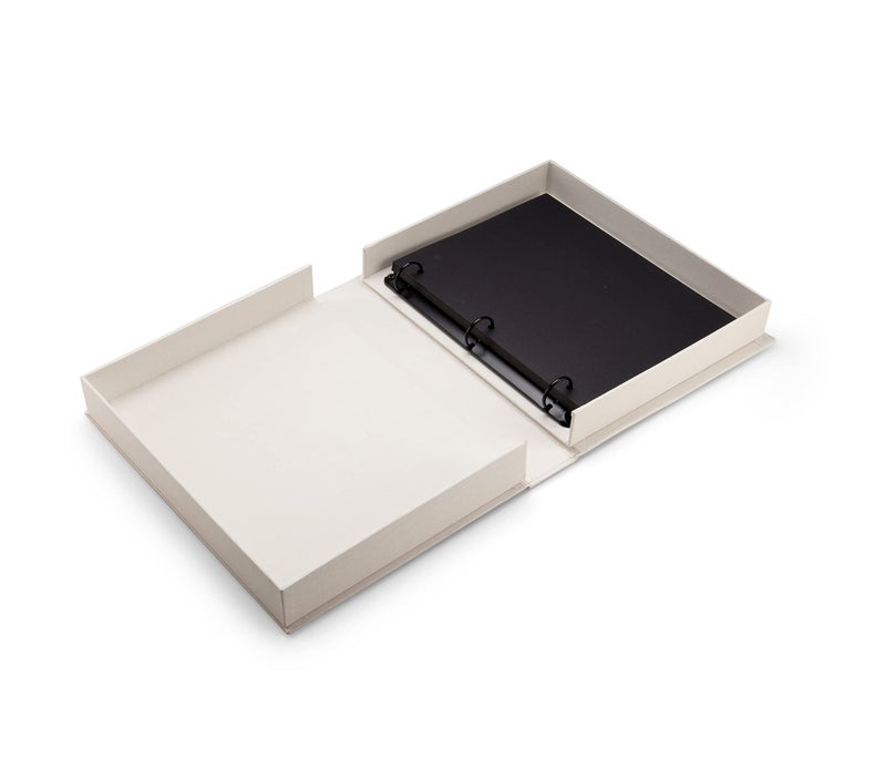 Printworks Life in Harmony â€“ Elegant Beige & Blue Coffee Table Photo Book â€“ Large Picture Album with 30 Pages, Writing Space & Expandable Design â€“ Fits 4x6 Photos - Image 4