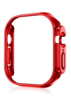 Case Hard PC Shockproof Cover For HK8 PRO MAX Ultra 49mm Ultra 49mm  Red
