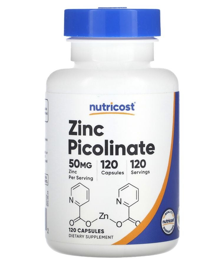 Nutricost Zinc Picolinate 50 mg 120 Capsules