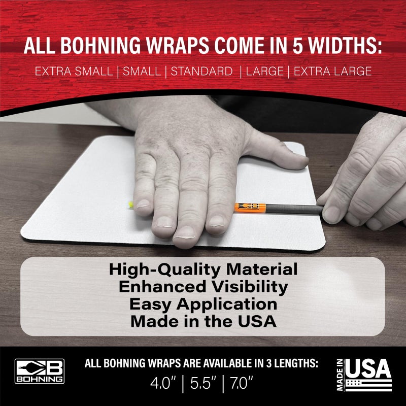 Bohning 7" Traditional Arrow Wraps, Standard, Birch - Image 3