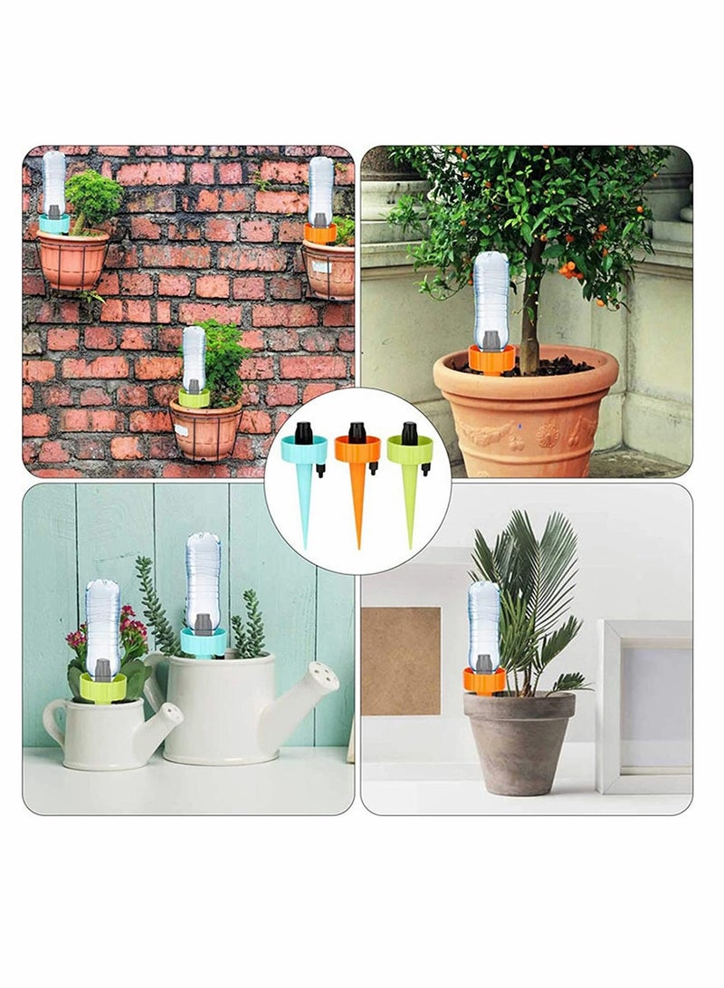 Excefore Plant Self Watering Spikes 6pcs Devices Automatic Waterer with Slow Release Control Valve Adjustable Water Volume Drip System for Home and Vacation Plant Watering - Image 2