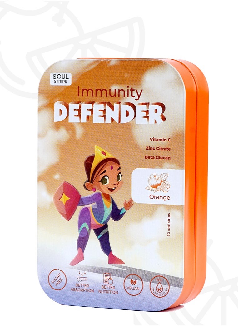 SOUL STRIPS - Immunity Defender kids 30 oral strips - Image 1