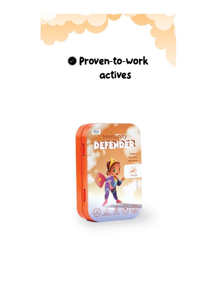 SOUL STRIPS - Immunity Defender kids 30 oral strips - Image 1
