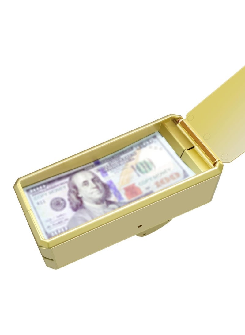 Gulf Trend Gold Money Guns Shooter – Super Money Gun Make it Rain Toy Gun, Handheld Spray Cash Gun for Game, Movies, Party Supplies (Golden) - Image 4