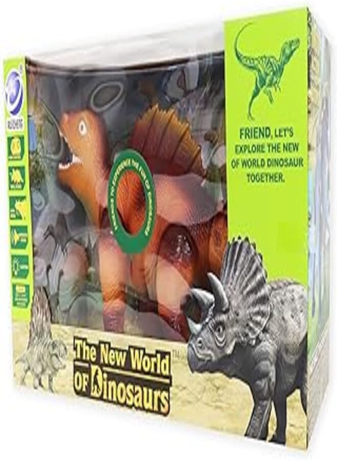 R/C Walking Dinosaur Toy Infrared Dinosaur With Led Lights & Realistic Dinosaur Roaring Sound 9983, 3+