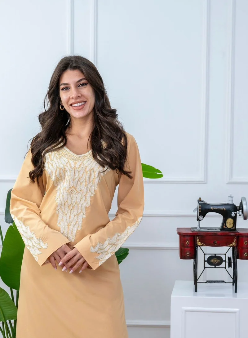 AL BENT AL SHARQIEH women jalabia , arabian dress mukhawar