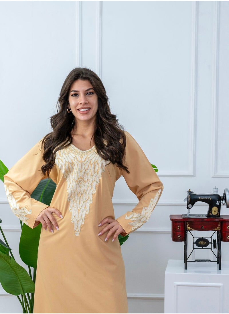 AL BENT AL SHARQIEH women jalabia , arabian dress mukhawar  - Image 3