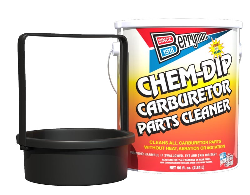 Berryman 0996-ARM B-9 Chem Dip Parts Cleaner with Basket and Armlock, 3/4-Gallon Pail - Image 1