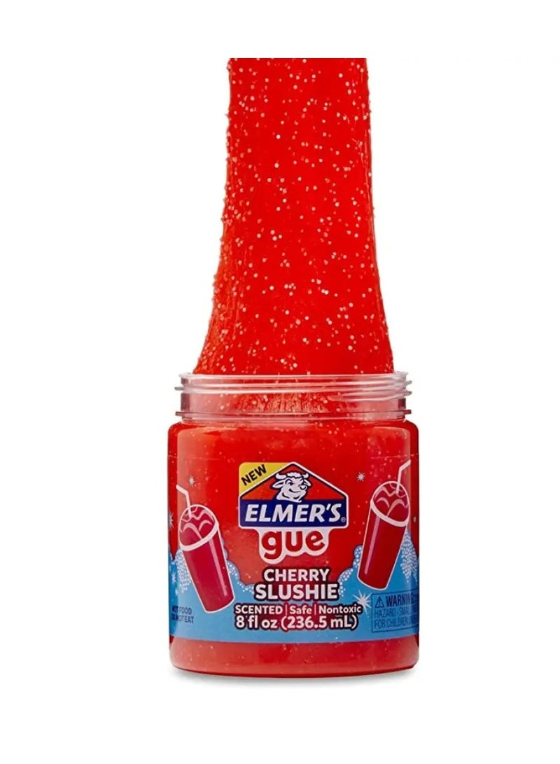 Elmers Elmer's Gue Cherry Red Slushie Premade Gue Slime 236.5ML - Image 1