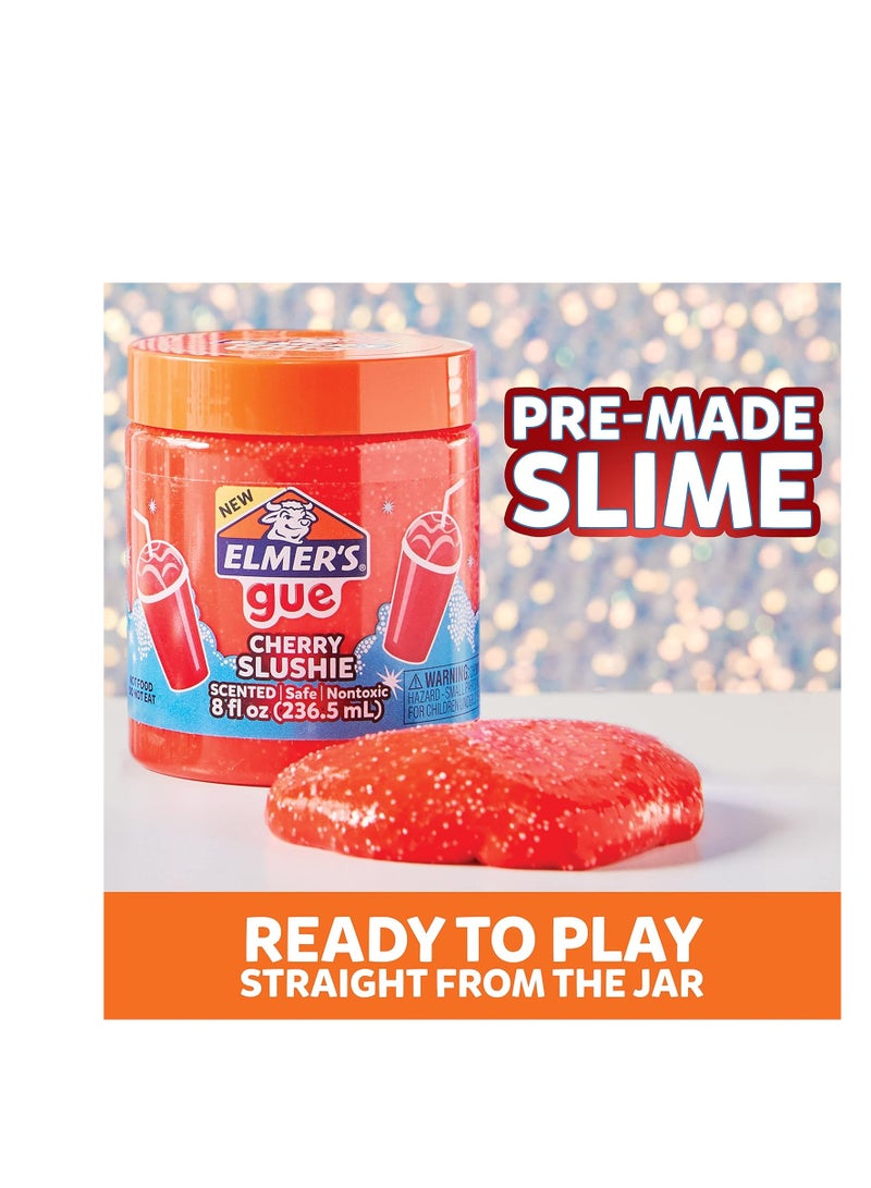 Elmers Elmer's Gue Cherry Red Slushie Premade Gue Slime 236.5ML - Image 2