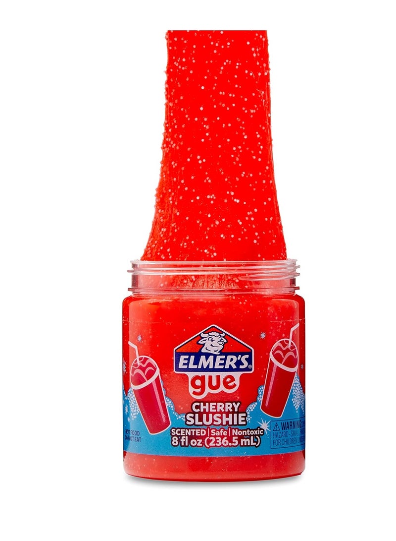 Elmers Elmer's Gue Cherry Red Slushie Premade Gue Slime 236.5ML - Image 3