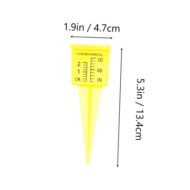 1 Lawn Rain Gauge Wide Mouth Sprinkler Tool for Accurate Garden Measurement - Image 3