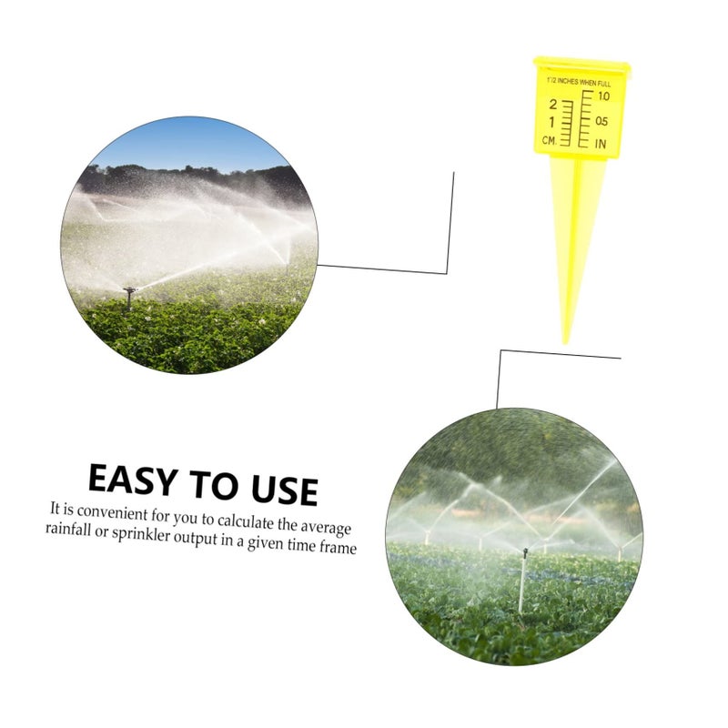 1 Lawn Rain Gauge Wide Mouth Sprinkler Tool for Accurate Garden Measurement - Image 4