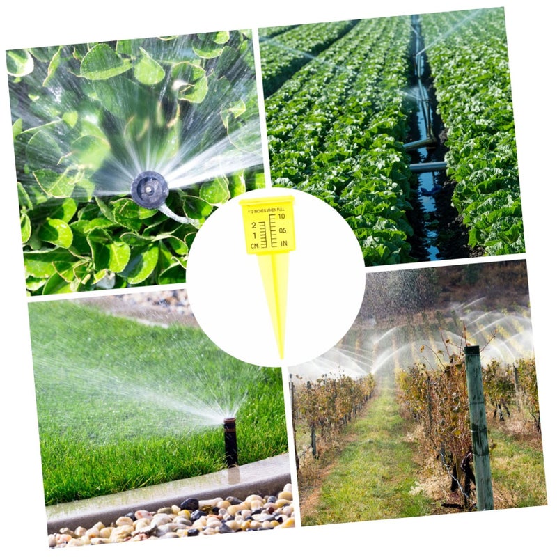 1 Lawn Rain Gauge Wide Mouth Sprinkler Tool for Accurate Garden Measurement - Image 5