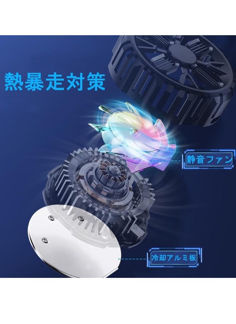 ELTRAZONE USB-Powered Smartphone Cooling Fan - Magnetic Adsorption, Maho Cooler Pad for Gaming, Peltier Technology for Rapid Cooling, Heat Protection, Portable & Efficient Mobile Cooler for iPhone & Android  - Image 5