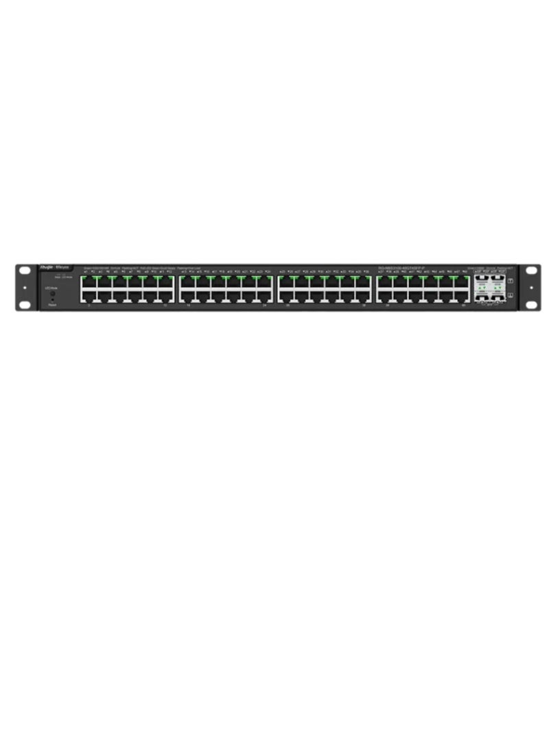 Ruijie RG-NBS3100-48GT4SFP-P, 52-Port Gigabit Layer 2 Cloud Managed PoE Switch - Image 1