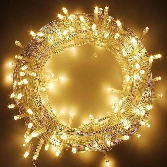 Generic 35 Metre LED Power Pixel Serial String Light 360 Degree Light in Bulb Copper LED Pixel String Light for Home Decoration Diwali Christmas Warm White Pack of 2  - Image 3