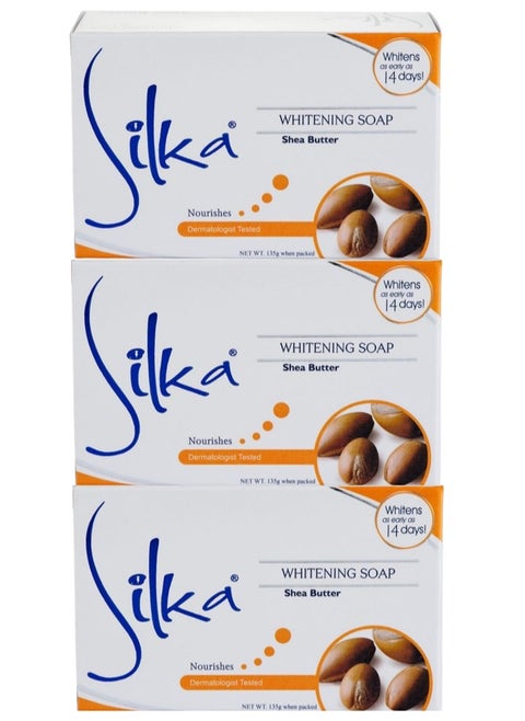 Whitening Soap Shea Butter Whitening Soap 135 g Pack of 3