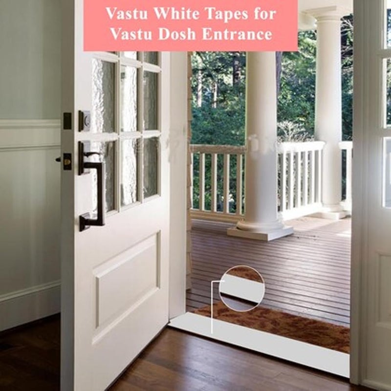 D-Fix ® شريط أرضيات فاستو الملون BOPP - بطول حوالي 20 متر وعرض 96 مم / 04 بوصة - لفة واحدة لكل عبوة - علاج فاستو دوتش / تصحيح فاستو للمرحاض والمدخل - أبيض - Image 4