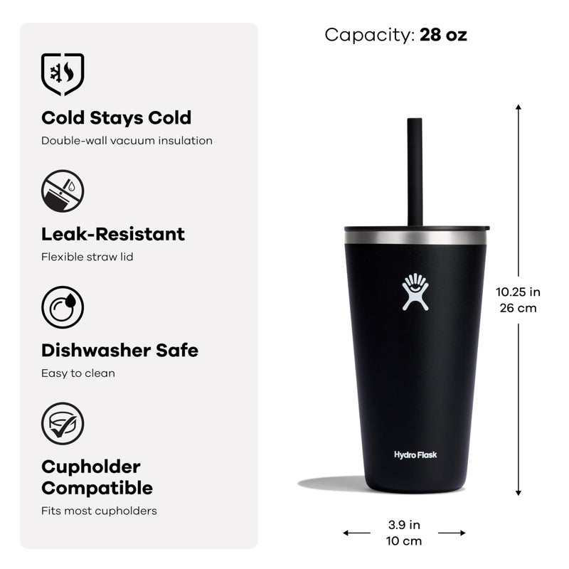 Hydro Flask 28 Oz All Around Tumbler Straw Lid Surf - Image 2