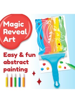 Creativity for Kids Creativity for Kids Squeegeez Magic Reveal Art Kit: Dragon - Gifts for Boys and Girls, Kids Painting Kit for Ages 7-12+  - Image 2