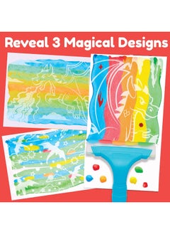 Creativity for Kids Creativity for Kids Squeegeez Magic Reveal Art Kit: Dragon - Gifts for Boys and Girls, Kids Painting Kit for Ages 7-12+  - Image 5