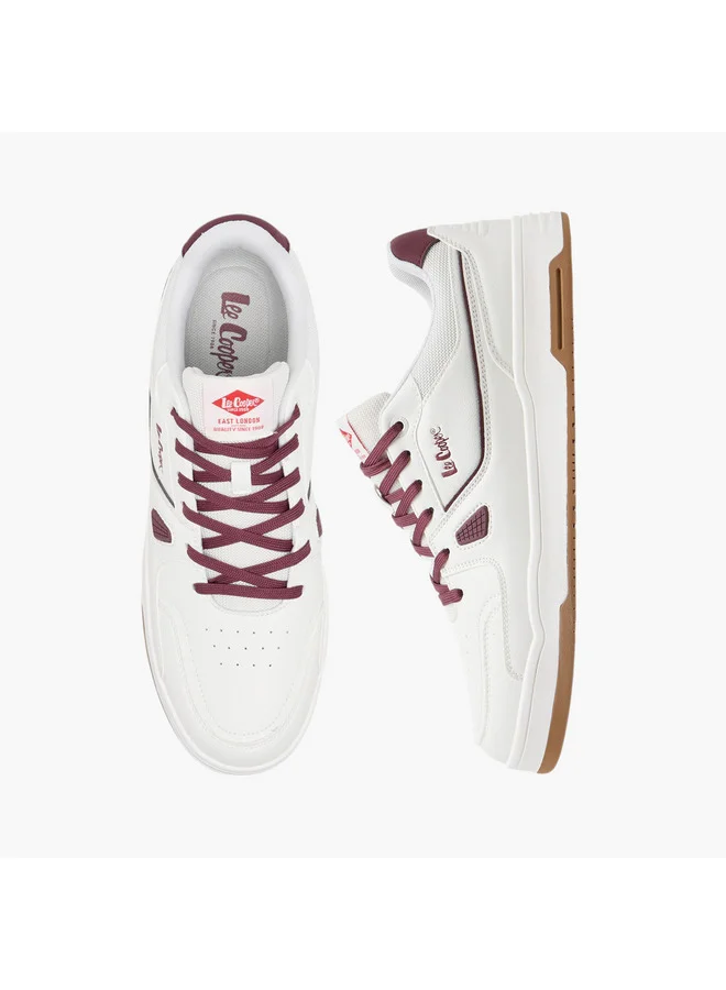 Lee Cooper Men's Panelled Lace-Up Sneakers
